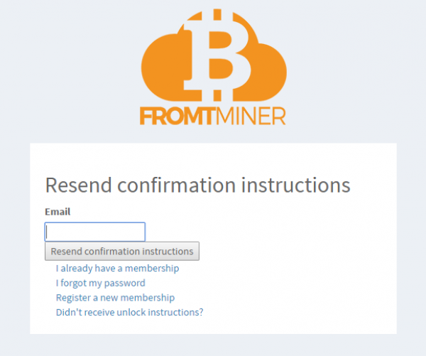FromtMiner регистрация