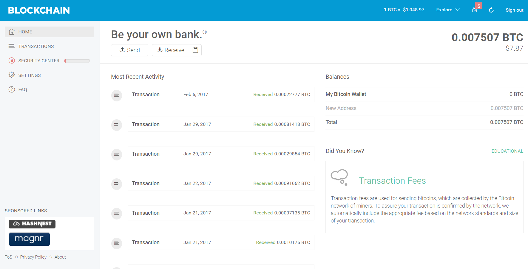 Btc e transaction fees nano ledger s bitcoin wallet